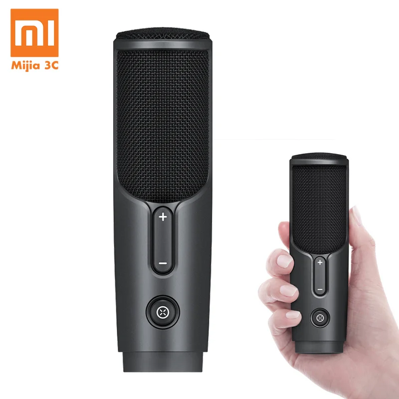 Микрофон Xiaomi профессиональный цифровой HD микрофон для караоке шумоподавление в