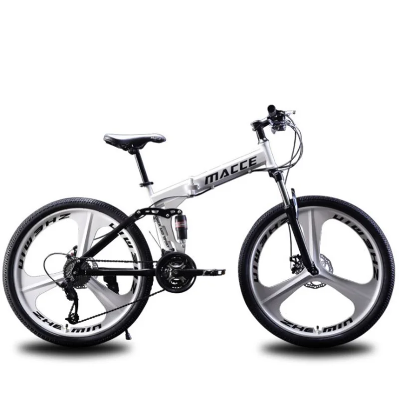 Top 3 Knife Wheel Bike 24-Inch 24 Speed Folding Mountain Bicycle with Variable Speed and Double Shock Absorbers Bike 2 Top 3 Knife Wheel Bike 24-Inch 24 Speed Folding Mountain Bicycle with Variable Speed and Double Shock Absorbers Bike 2