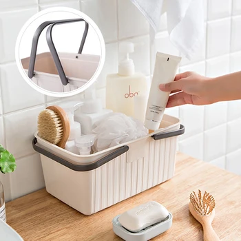 

Creative Home Portable Drain Storage Basket Bathroom Bath Debris Storage Basket Kitchen Fruit Vegetable Plastic Storage Box Tool