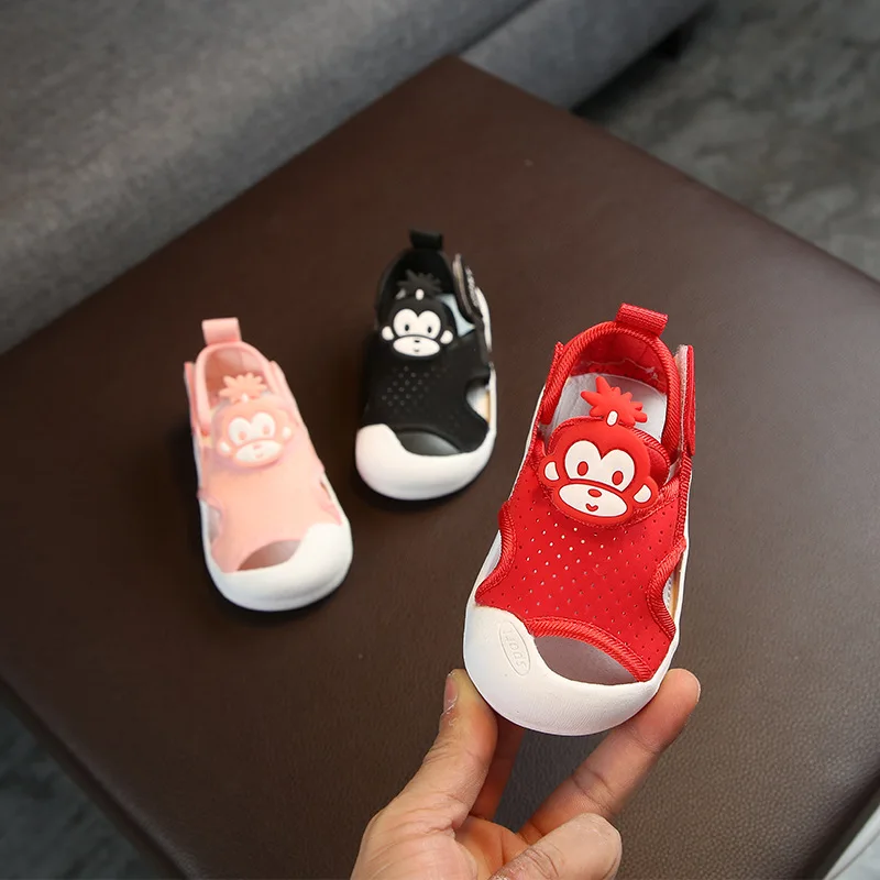 

2019 Summer Infant Toddler Sandals Baby Girls Boys Sandals Soft Bottom Non-slip High Quality Shoes Kids Anti-collision Sandals