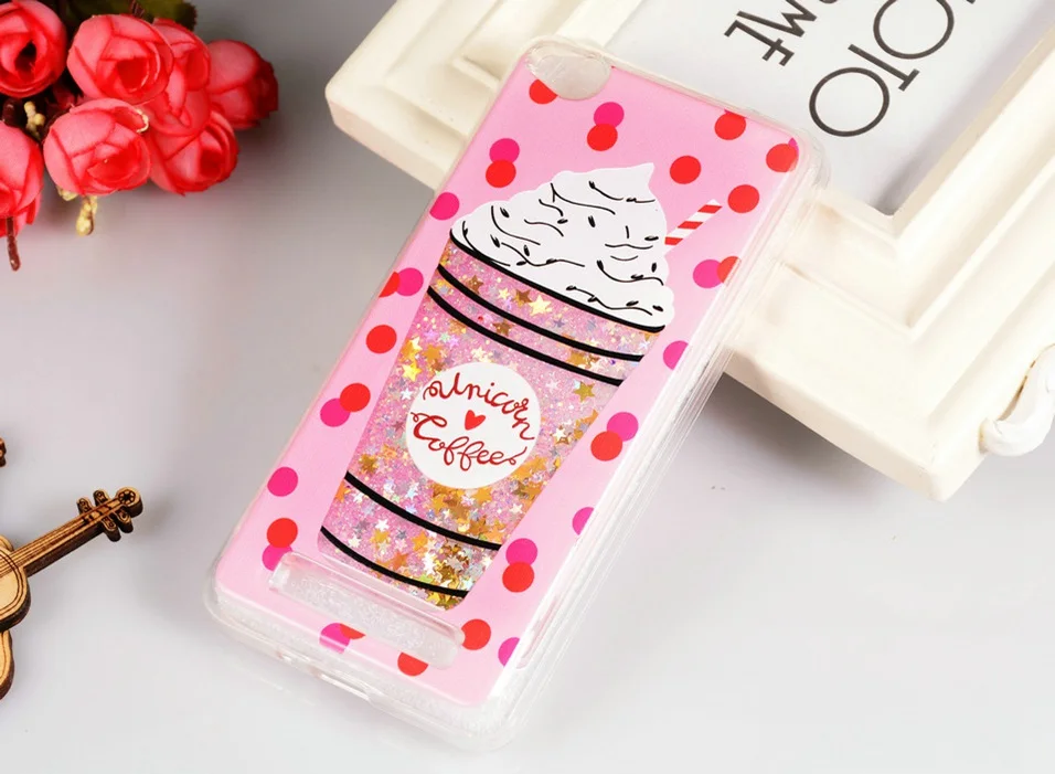 Icoque Glitter Fitted Cases For Xiaomi Redmi 4A Case Cute Xaomi Liquid Luxury Xiomi Redmi4A Cover For 4X 4A Case Xiaomi Redmi (2)