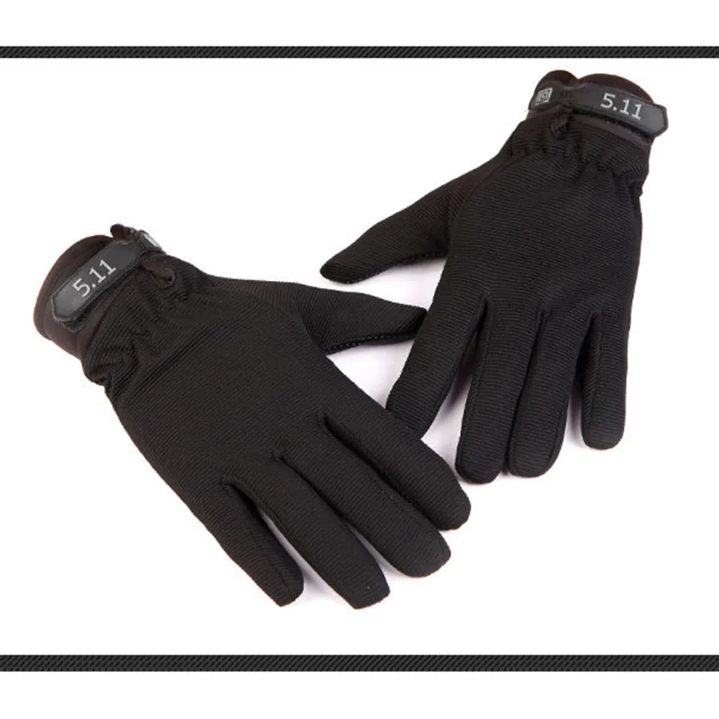 Перчатки для мотокросса, камуфляжные перчатки для езды на велосипеде, не скользящие внедорожные мотоциклетные велосипедные перчатки, Guantes - Цвет: Black