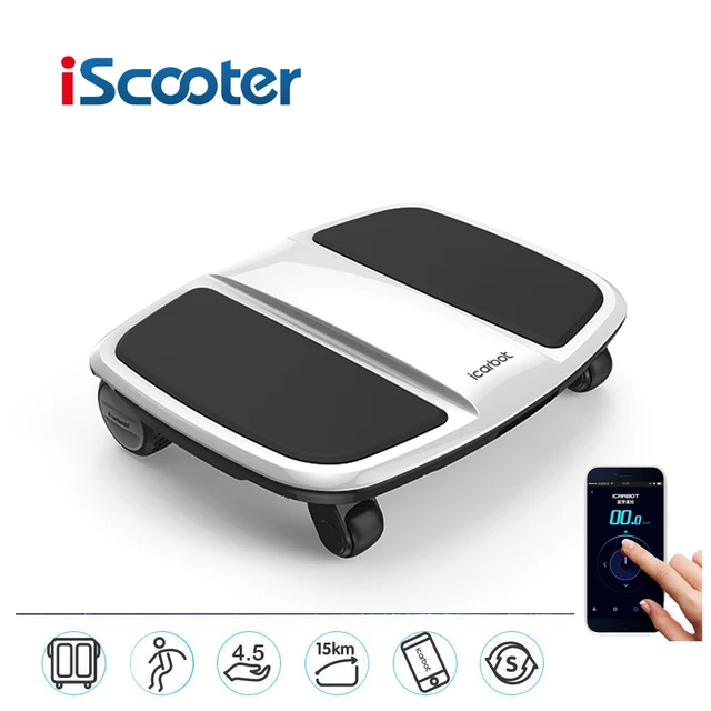 IScooter iCarbot четыре колеса ноутбук Электрический скутер hoverboard проконтролировано телефон Приложение Самостоятельно Балансировки скутер