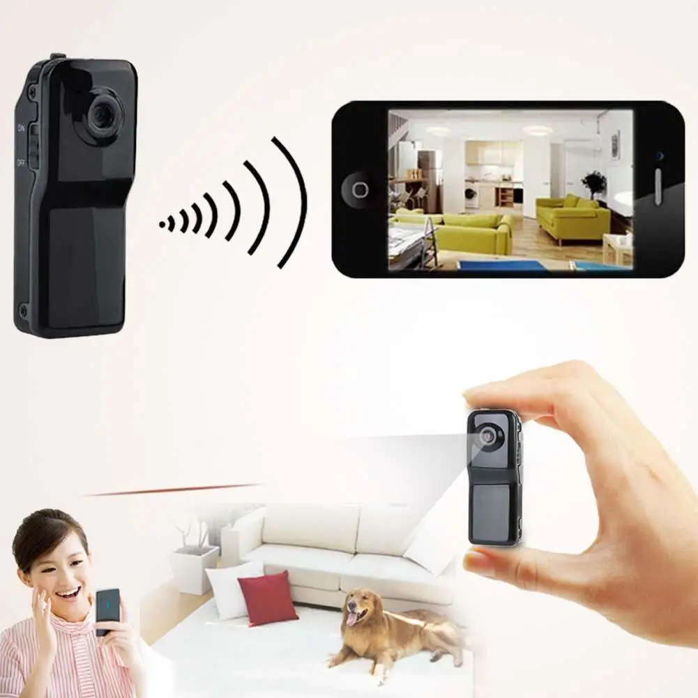 4 Гб карта + MD81 Беспроводная Мини CMOS HD P2P охранная запись IP CCTV домашняя WiFi