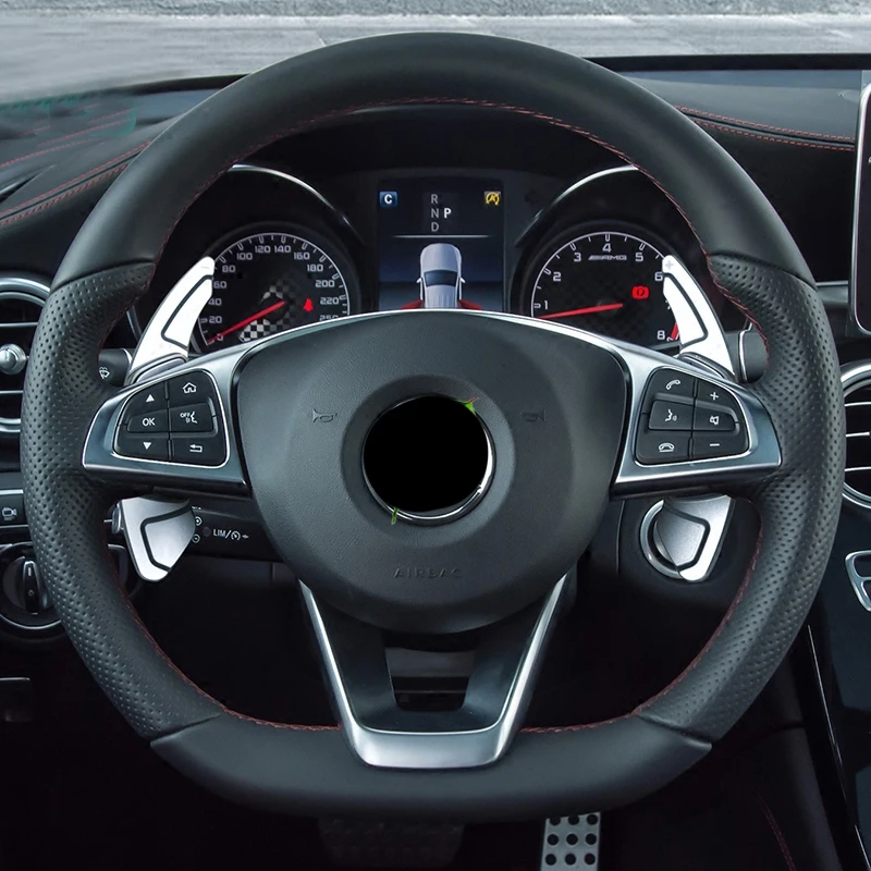 

For Mercedes-Benz W213/w205/w117/c117/glc/cla/gla modified steering wheel shift paddle accessories for Mercedes car stickers