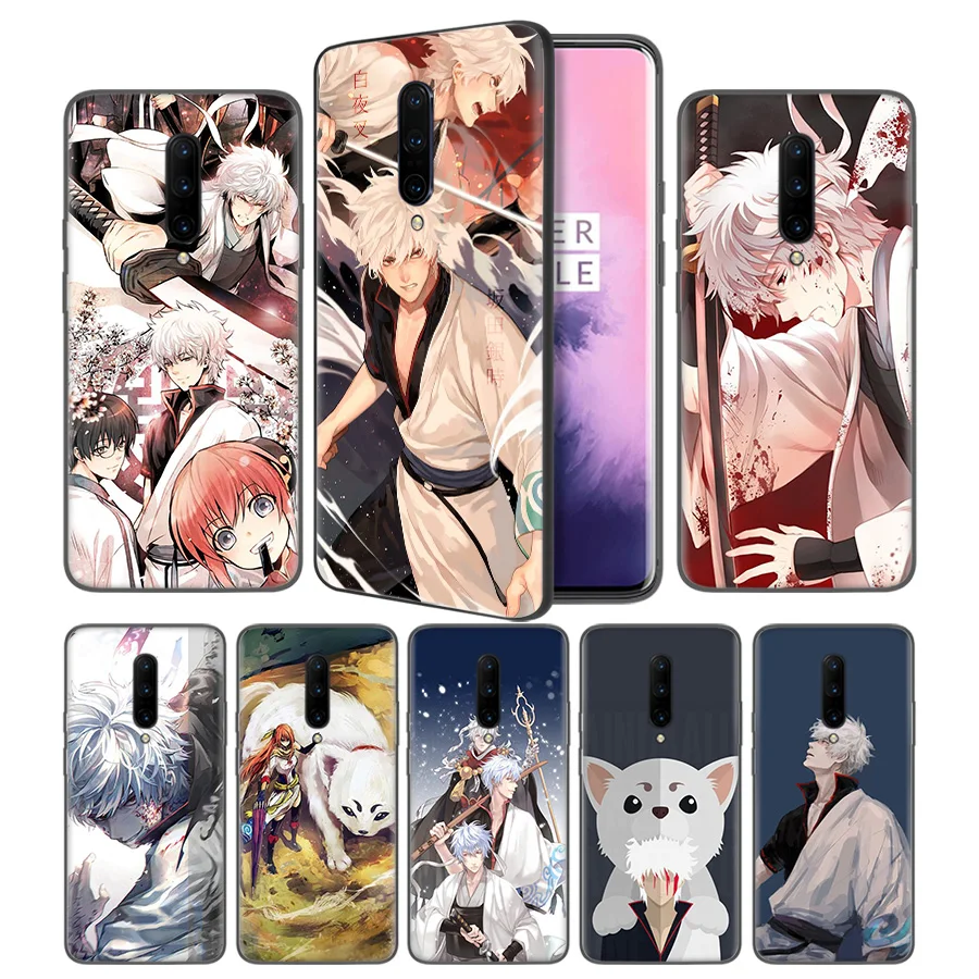 

GINTAMA Soft Black Silicone Case Cover for OnePlus 6 6T 7 Pro 5G Ultra-thin TPU Phone Back Protective