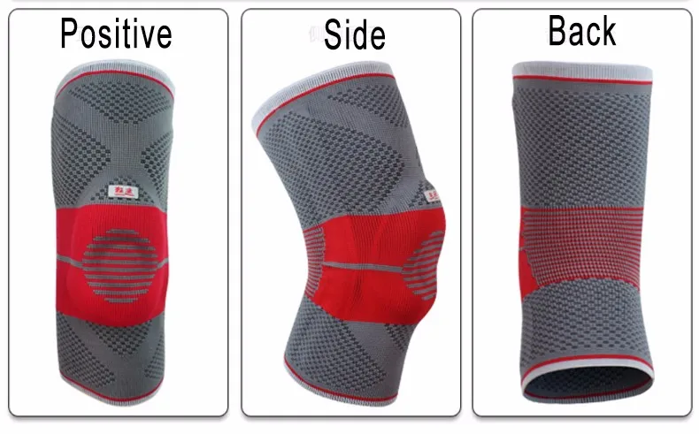 Kuangmi силиконовый наколенник спортивный компрессионный рукав Поддержка наколенник Защита ног бег суставы облегчение боли