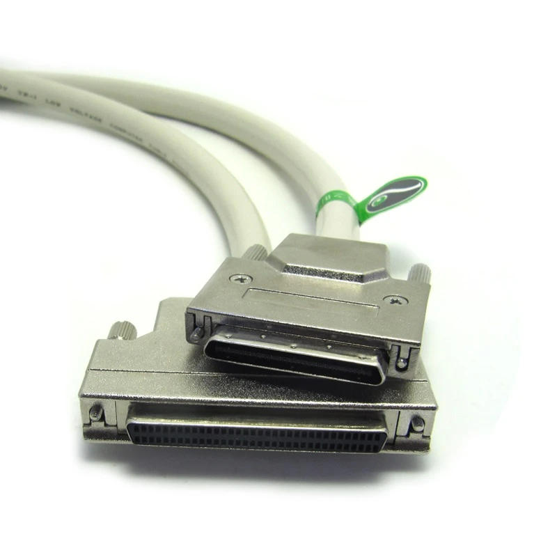 SCSI Cable HPDB68 hembra a VHDCI68 macho, HPDB de 68 pines hembra a