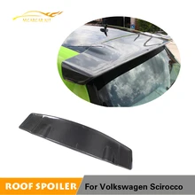 탄소 섬유 뒷 트렁크 지붕 립 윙 창 스포일러 폭스 바겐 폭스 바겐 scirocco 2008-2013 자동차 스타일링(China)