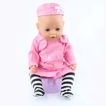 The new 2016doll clothes Wear fit 43cm Baby Born zapf Children best Birthday Gift(only sell clothes)m04