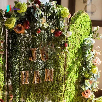 

High 10CM DIY Natural Wood Decorative Props Letters Birch Bark Ornaments Decorating Fashionable Nordic Style S108P