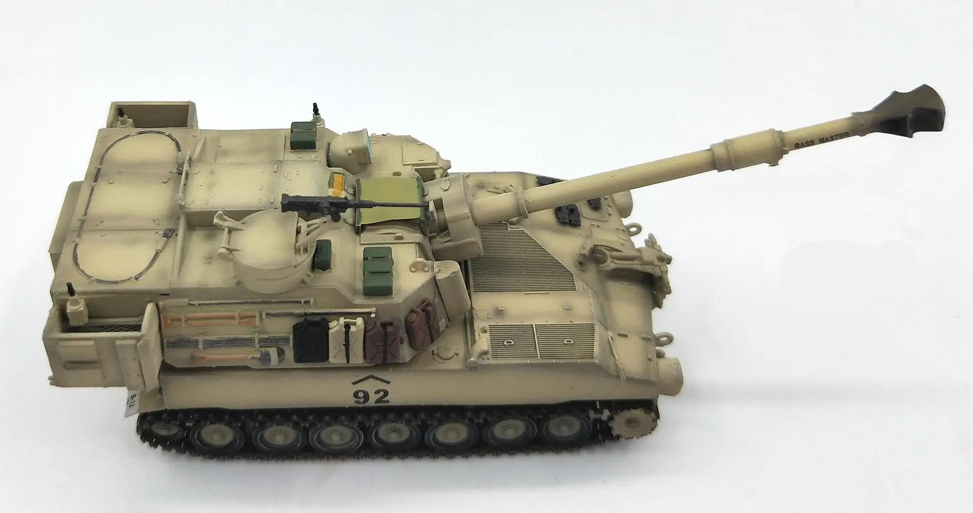 США M109 A2 155 мм самоходный гаубица 1: 72 Танк Готовая модель краски пустыни