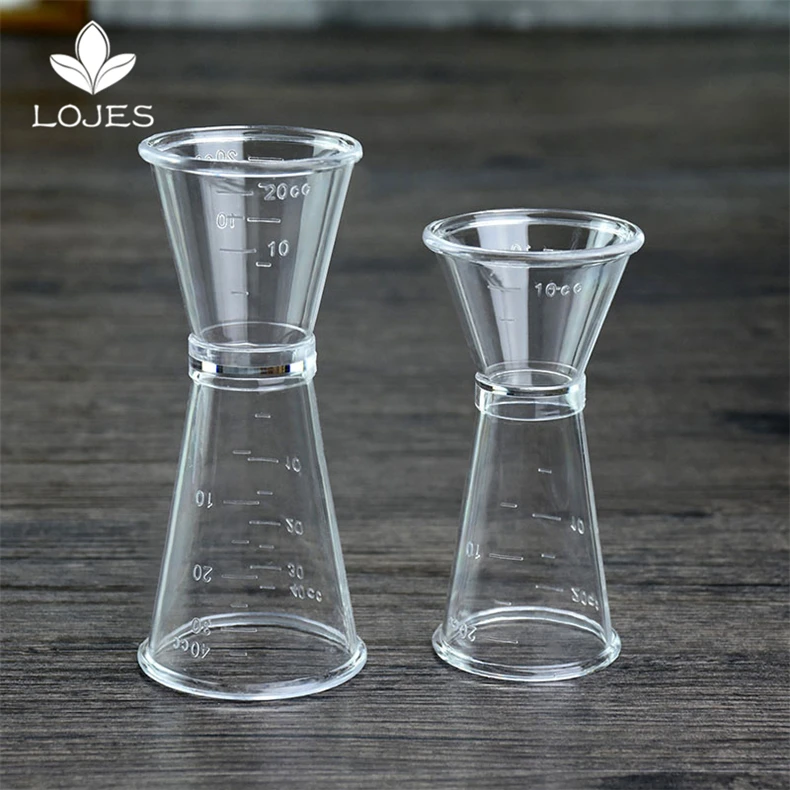 

PC Double Jigger Cocktail Drink Mixer Measuring Cup Jigger Measurer Set Bar Tools Bar Tools Bar Accessories