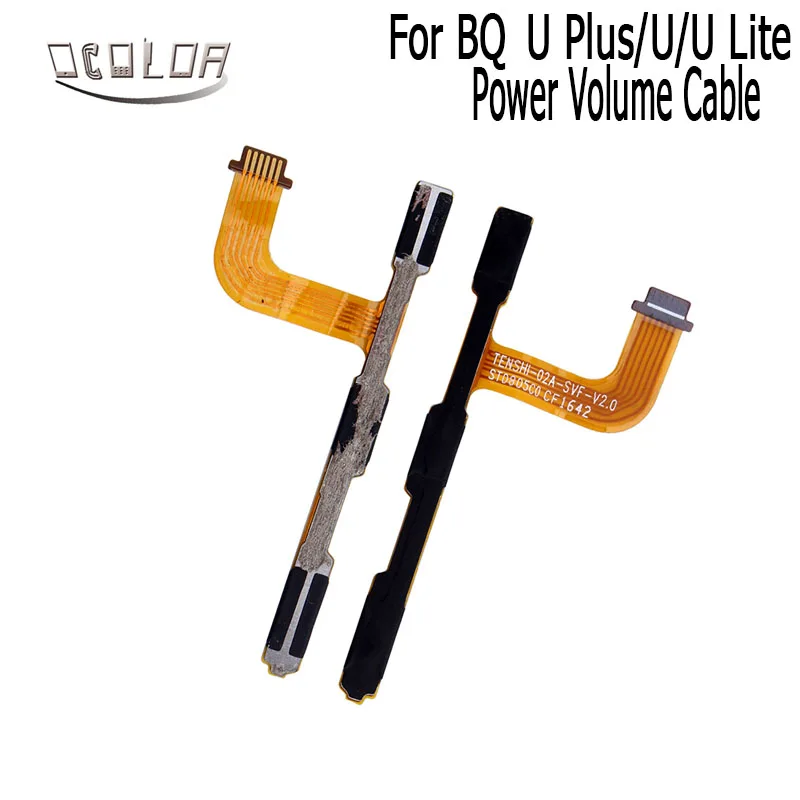Ocolor для BQ U Plus Lite новая кнопка громкости гибкий кабель ремонта крепежные части