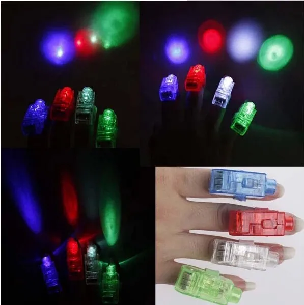 

New 50 pcs/lot led finger light 4 color laser finger lamp light for party. birthday,Chistmas decoration toy Free shipping TY01