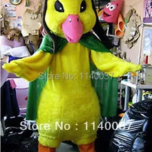 Талисман утка пилот костюм талисмана ростовой костюм мультяшный персонаж наряд костюм EMS