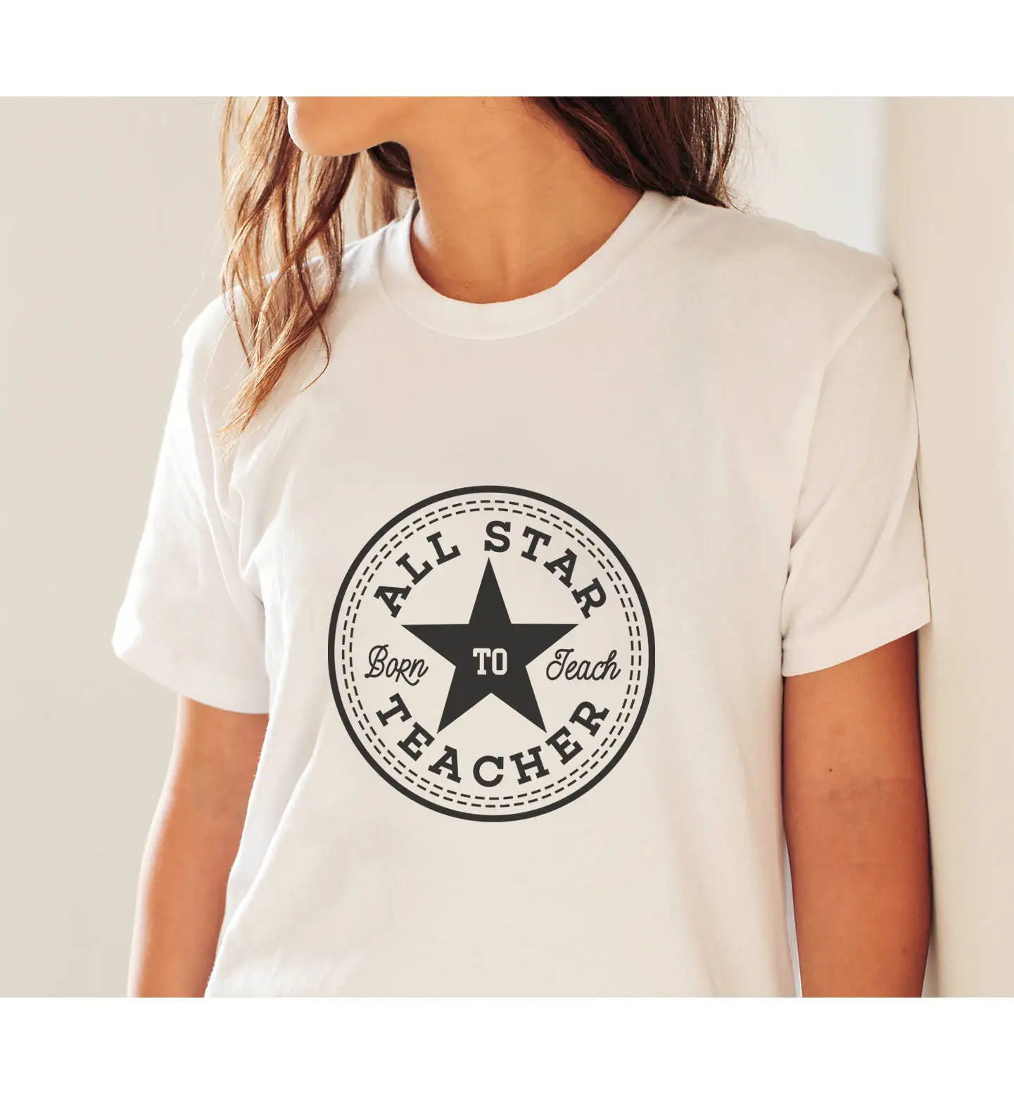 

All Star Teacher Cricut and Silhouette - T-shirt Design - Instant Digital Download Funny Graphic Classical Tee
