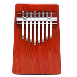 10 ключи палец калимба Mbira санза игрушечное пианино Портативный начинающих поддерживая мешок клавиатура маримба древесины музыкальный