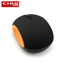 CHYI Mini Mute Беспроводная перезаряжаемая мышь эргономичная 2,4G 1200 dpi Micro USB порт Встроенная литиевая батарея нано приемник для ПК