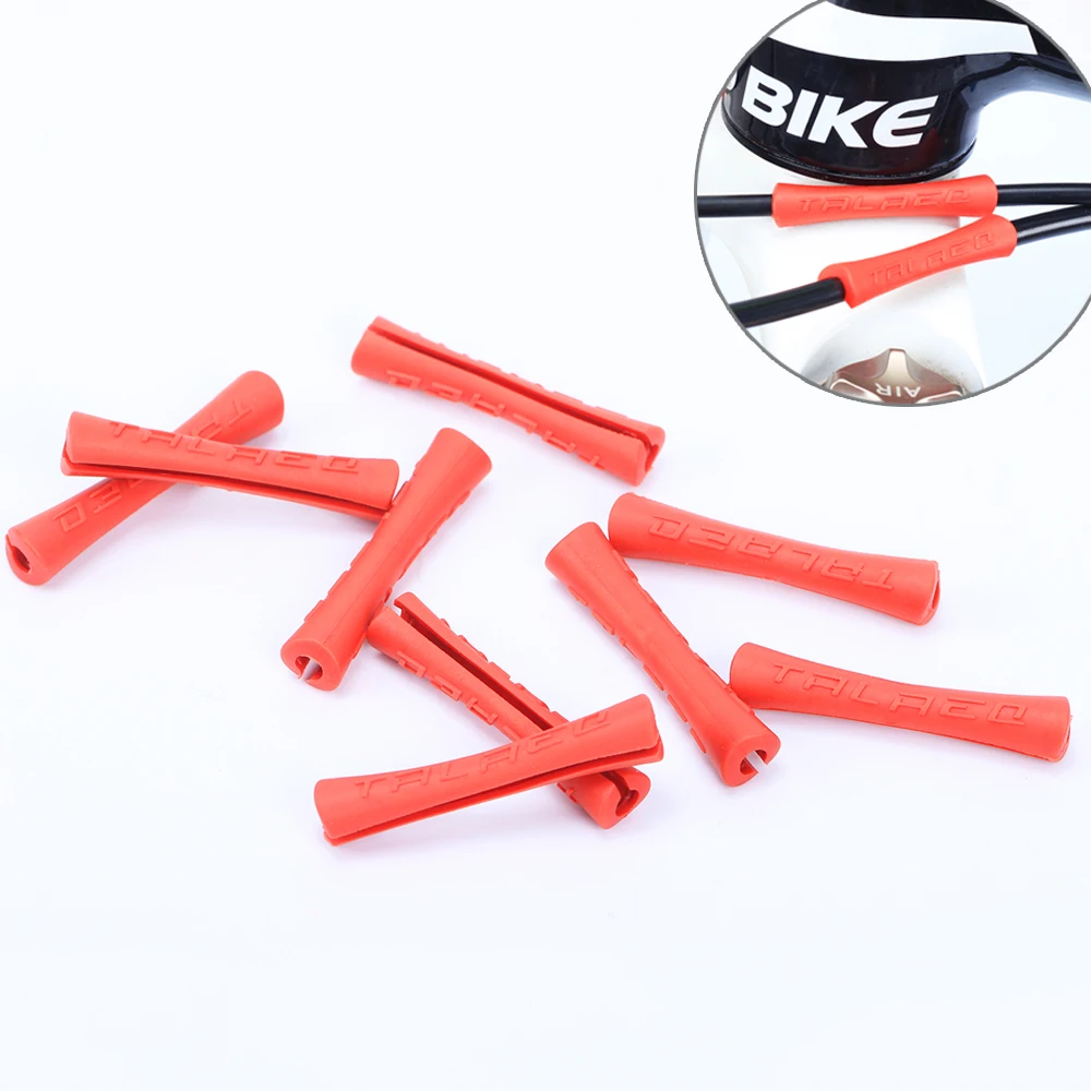 4 шт. резиновый защитный чехол для велосипедного кабеля 2 цвета|cable guide|bicycle cablerubber