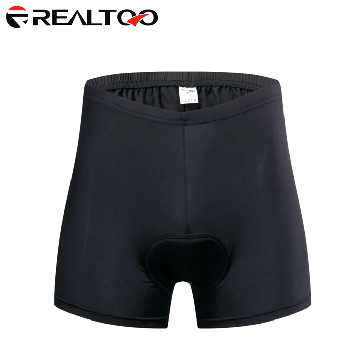 REALTOO Men's Cycling Tights Boxer Shorts Bicycle Underwear Hygroscopic