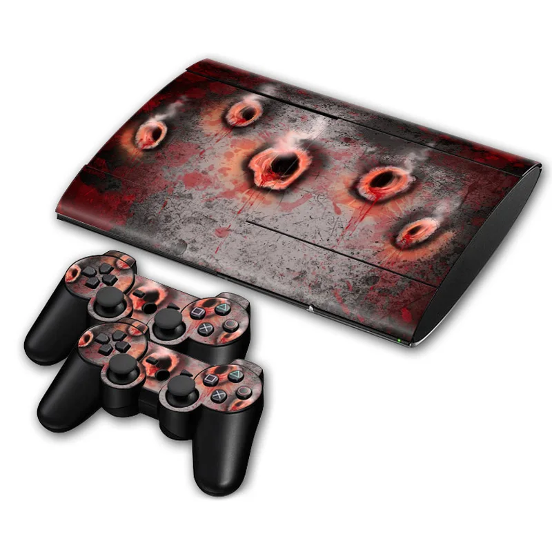 

Easily Paste Vinyl Decal and Protective Skin Sticker for PS3 super slim 4000