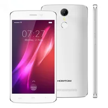 Homtom HT27 Мобильный Телефон 5.5 Дюймов HD IPS Mtk6580 Quad Core Android 6.0 1 ГБ RAM 8 ГБ ROM 8MP 3000 мАч Отпечатков Пальцев ID 3 Г смартфон