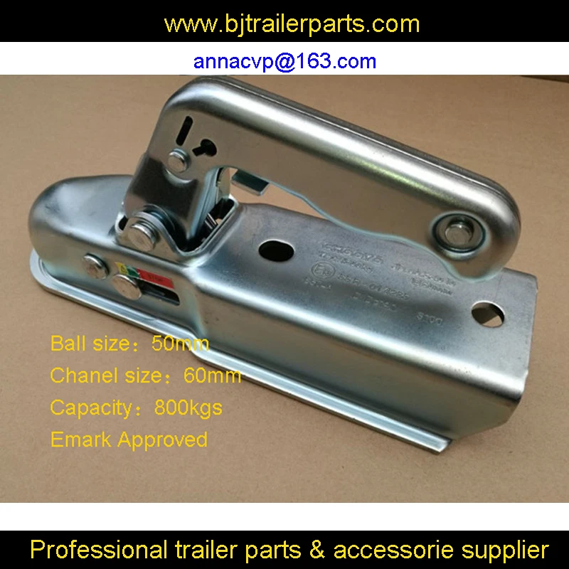 CVP EMARK13 Approved EUROPEAN STYLE STEEL TRAILER HITCH COUPLING To