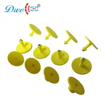 DWE CC высокочастотный УВЧ Alien H3 Дальность чтения ушные метки для животных Поддержка 900 мгц rfid считыватель