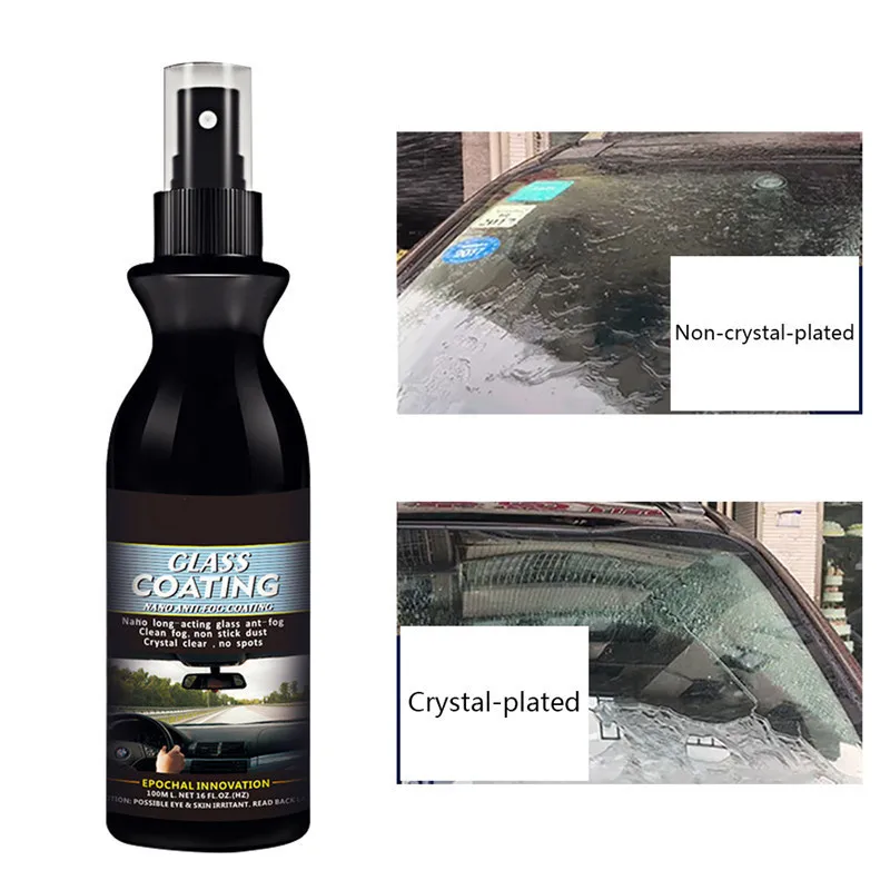 Car Windshields Rearview Mirrors Rain Repellent Coating Nano- coated Glass Plated Crystal Coating