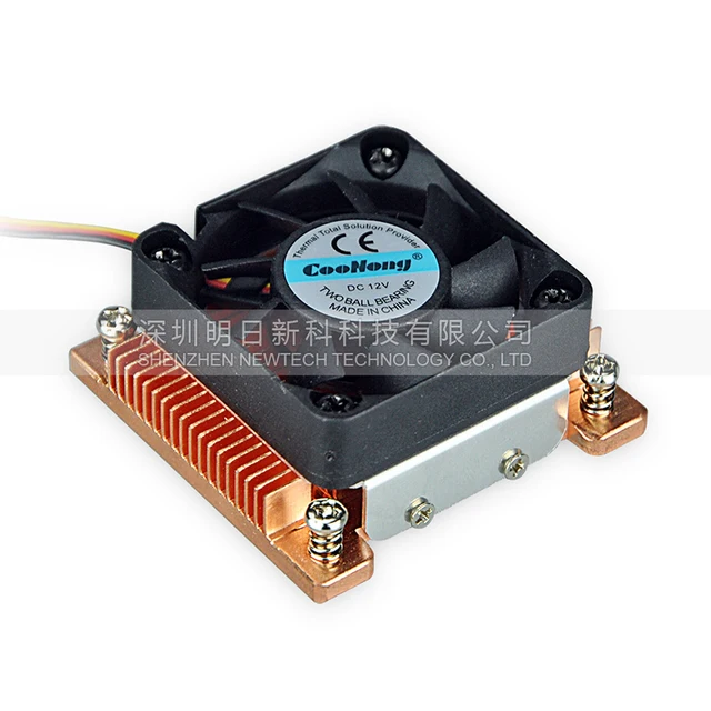 (100% new) 1U server CPU cooler cooling Copper HeatSink