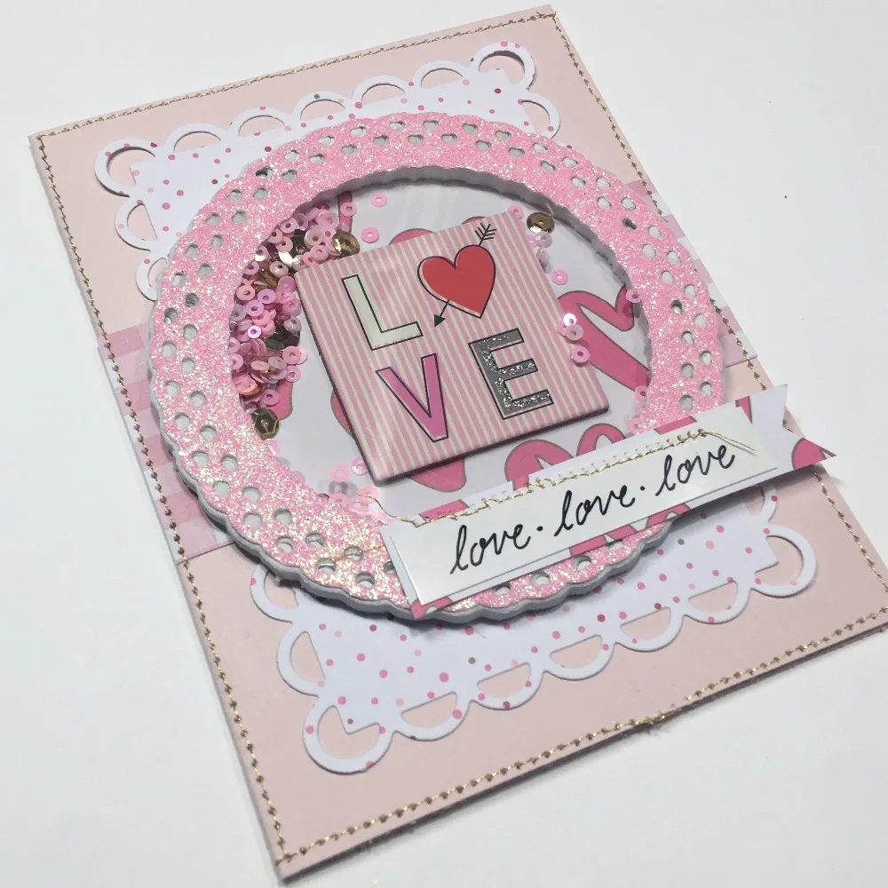 KLJUYP New Doily Metal Cutting Dies Scrapbook Paper Craft Decoration