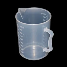 250/500/1000/2000ml Transparent cuisine laboratoire plastique tasse à mesurer gradué volumétrique conteneur outil 1 pièces