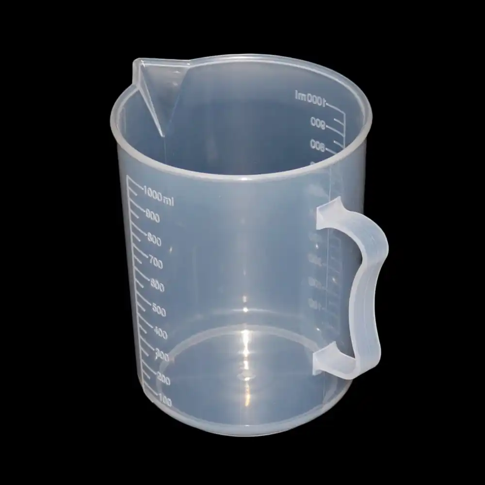 500-2000ml Stainless Steel Laboratory Kitchen Test Measuring Beaker Jug Cup