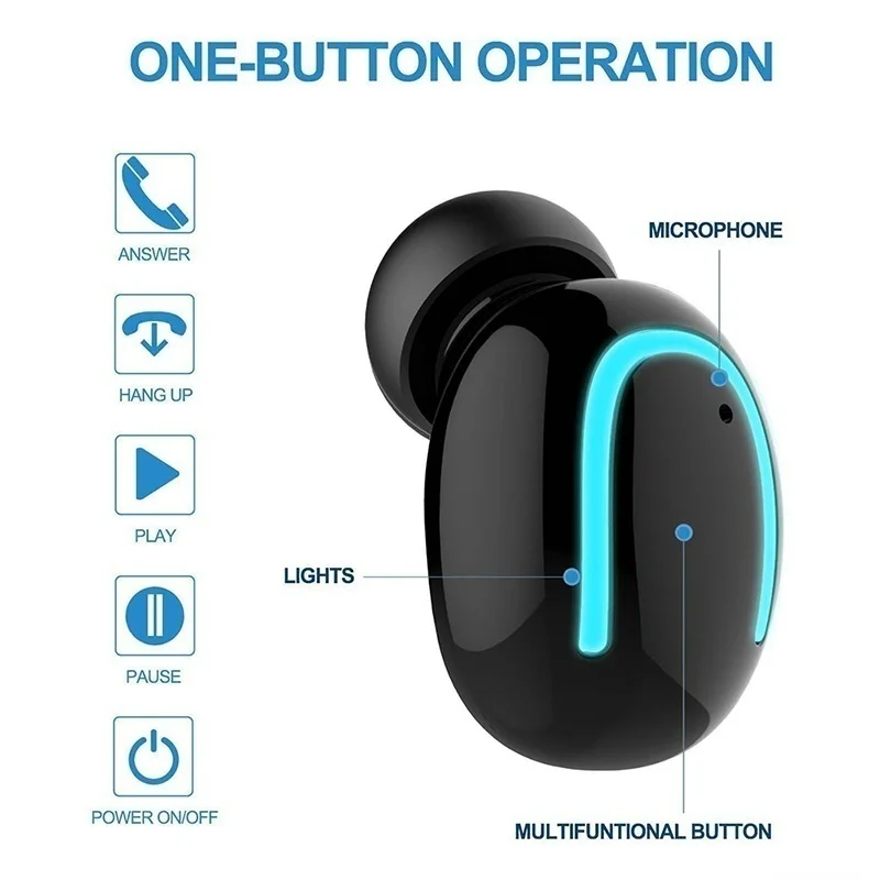 Bluetooth 5,0 наушники TWS беспроводные наушники Blutooth наушники Handsfree Наушники Спортивная игровая гарнитура с зарядным устройством
