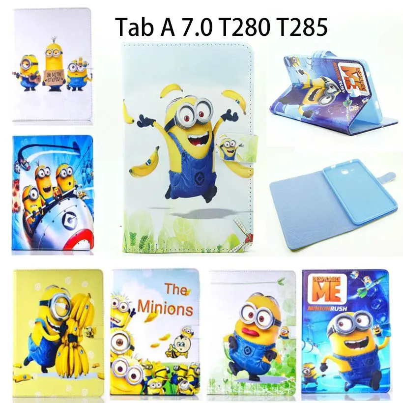 Кожаный чехол для samsung Galaxy Tab A a6 7 0 дюймов 2016 T280 SM T285 случаях крышка планшета