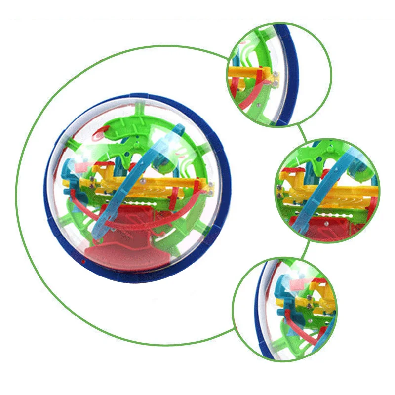 100 Steps 3D Magic Intellect Maze Ball For Children Balance Logic Ability Puzzle Game Toys Educational Training Tools 100 Steps 3D Magic Intellect Maze Ball For Children Balance Logic Ability Puzzle Game Toys Educational Training Tools