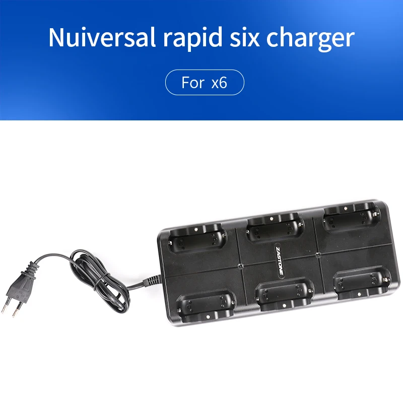 Multi function Six Way Charger Desk Charger for Zastone X6 WLN KDC1 KD-C1 Walkie talkie Radio Transceiver