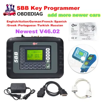 

Newest V46.02 SBB Key Programmer Update Version Of Silca SBB V33.02 Key Transponder Same Function As CK100 V46.02