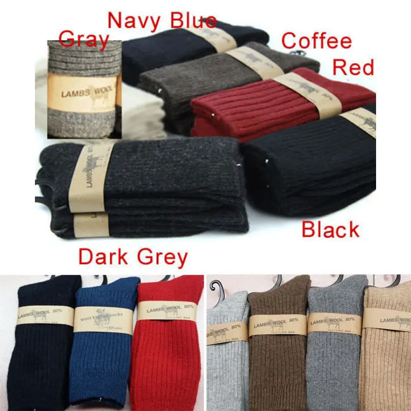 

New Hot Selling Men's Wool Boot Winter Socks Thermal Warmth Winter Work Walking Thick