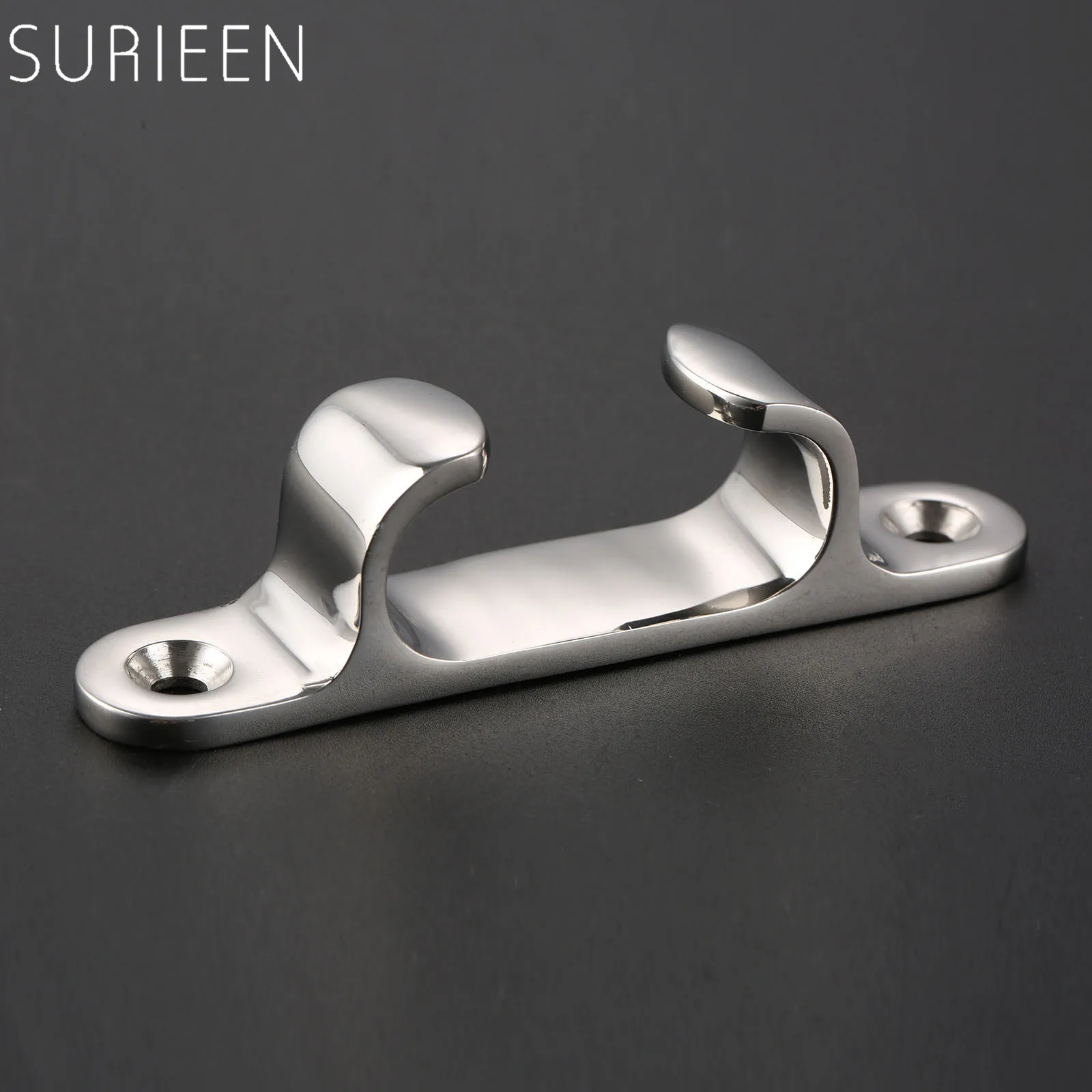 SURIEEN 4 дюйма 100 мм серебристый цвет 316 из нержавеющей стали прямой Fairlead Bow Chock Boat