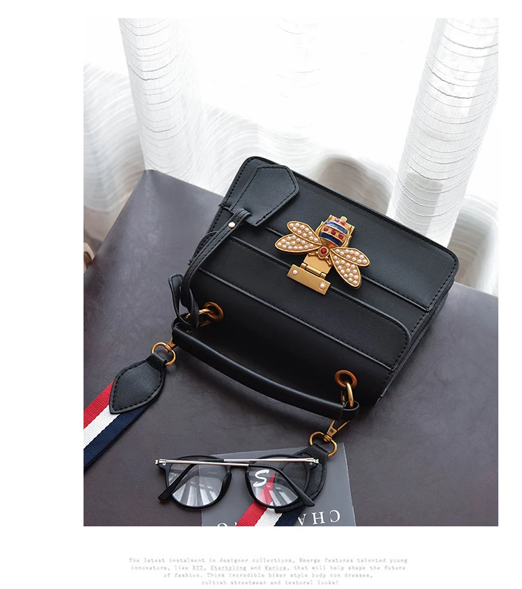 Роскошная сумка через плечо, Женская красочная комбинированная маленькая пчелка, сумки GG, дизайнерские сумки, женские сумки через плечо, сумка-мессенджер, женская сумка
