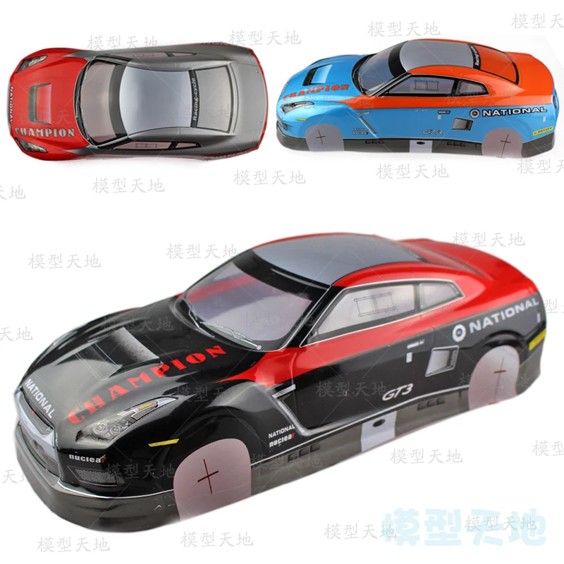 RC 1:10 плоский бегущий на дороге автомобиль дрейф ПВХ 190 мм GTR35 автомобильный корпус