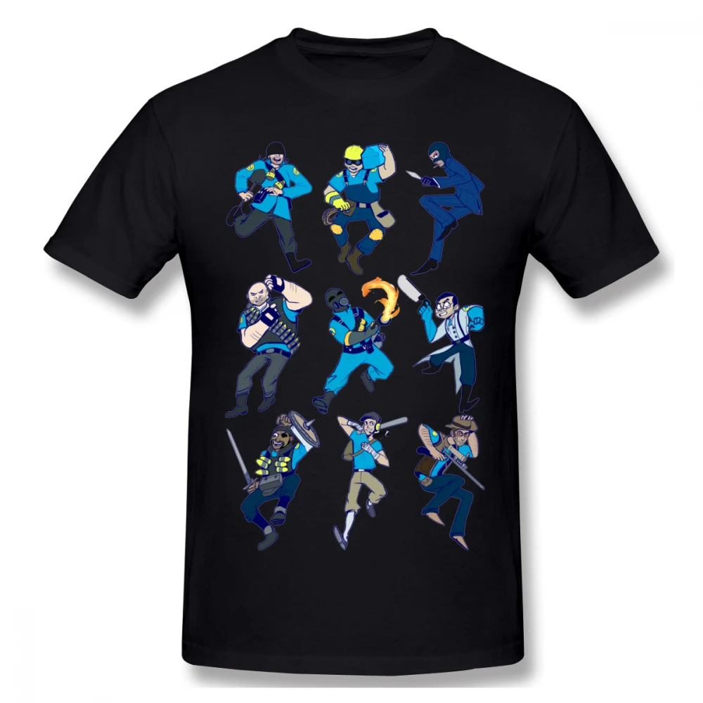 Мужская футболка Team Fortress 2 большой размер 5XL 6XL Camiseta|Футболки| |
