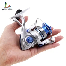 Шарикоподшипник 5,2: 1 мини размер ладони спиннинговые Рыболовные катушки высокоскоростная Морская Рыбалка синий цвет рыболовное колесо