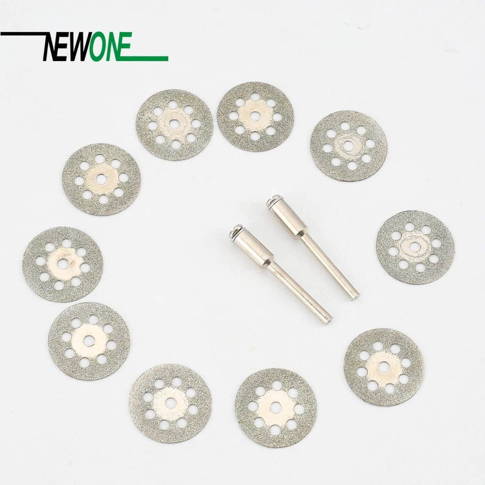 10Pcs 22mm Rotary Tool Accessory Diamond Cut Off Wheel Disc Fits