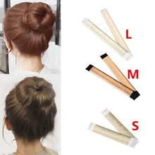 

M MISM 15cm/21cm/24.5cm Ball Bend Bun Flexible Hair Device Hair Bands Making Hair Accessories Hair Dish Disk For Women Kids
