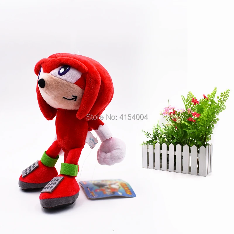 100 шт./лот оптовая продажа Peluche игрушка Sonic Мягкие плюшевые куклы Красный Sonic мультфильм игрушечные животные рождественские подарки, куклы