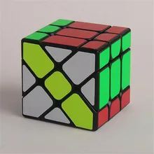 Бренд YongJun 3X3X3 квадратный король Фишер куб Skew волшебный куб пластиковый кубик-Головоломка Развивающие игрушки подарок