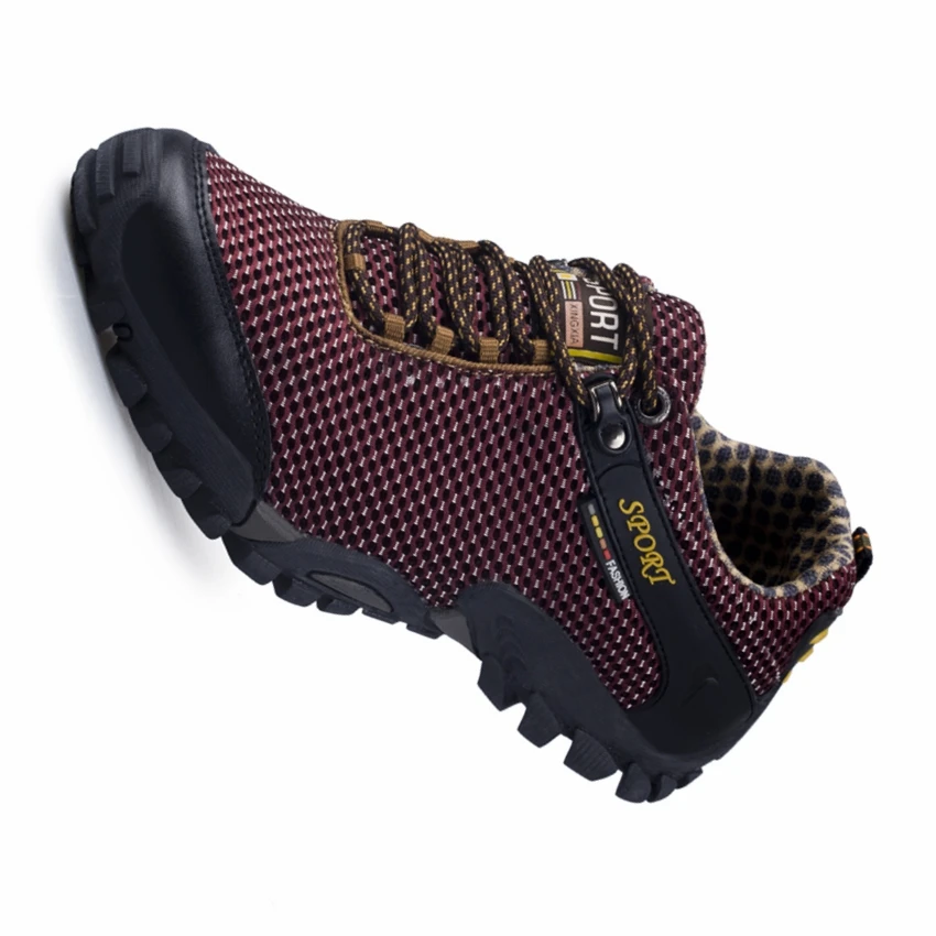 Летняя уличная походная обувь для мужчин, дышащая сетка для кемпинга, альпинизма, треккинга, Мужская тактическая походная обувь, мужские походные кроссовки